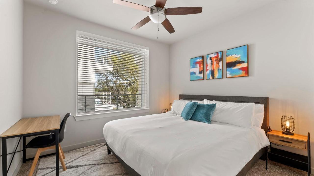 Luxury Central Apts - Free Parking, Gym, Fast Wifi Appartement Austin Buitenkant foto
